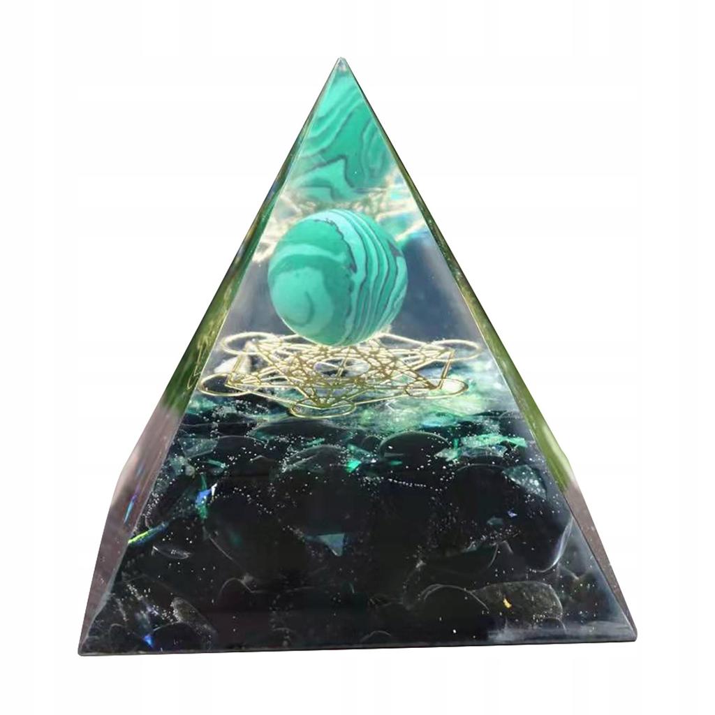 Lamp Pyramid Crystal Stones Amulet Gift Led Base 5Cm