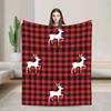 Модные пледы в клетку тартан, флисовые, осенне-зимние, многофункциональные, легкие пледы для кровати, машины, покрывала