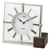 Citizen Wall Radio Controlled Can Be Used As a Wooden CITIZEN Mariage 707 Clock, Clock, Analog, Stand, Base, White, 4RY707-003
