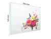 Glass stovetop protector 70x52 Flower