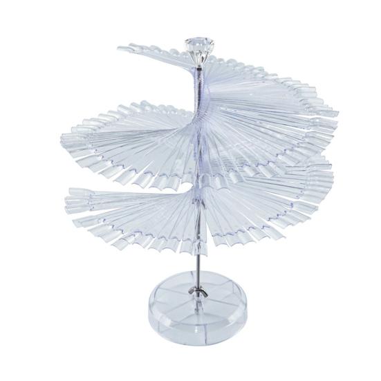 1 комплект, прозрачные палочки для образцов цвета ногтей, дисплей для гель-лака, спиральные палочки для образцов ногтей, прозрачные акриловые накладные кончики ногтей, аксессуары для дизайна ногтей