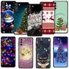 Чехол для телефона для Samsung Galaxy S22 S21 S20 FE Ultra S10 S9 S8 Plus S10e Note 20Ultra 10Plus Оболочка С Рождеством Олень Елка Свет