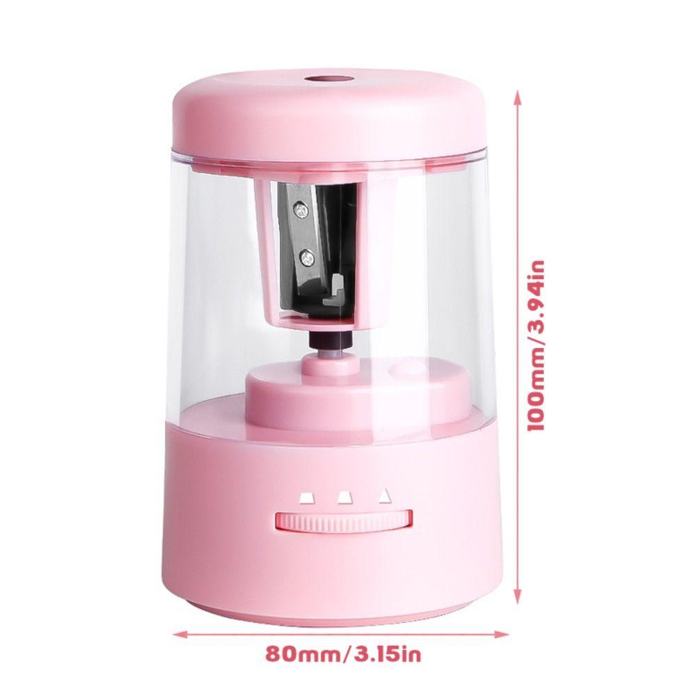 Three Gear Adjustable Electric Pencil Sharpener Pencil Sharpening Tool  Student Gift