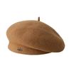 Retro Plain Cap Warm French Artist Hat Autumn Winter Wool Berets Hat  for Women
