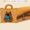 Portable 2 in 1 Capybara Pillow Blanket Plush Soft Travel Blanket Cartoon Cozy Nap Cushion Blanket Travel