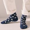 Abiruz Women's Navy Heart Dot Socks HM81UNI