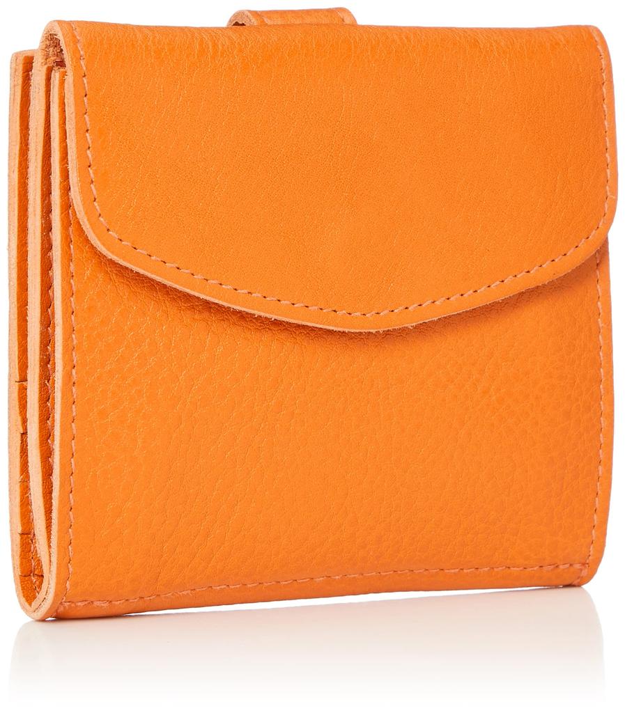 Мужской кошелек бифолд Il Bisonte SBW030PV0005, Оранжевая кожа, Свободный размер [Б/у]