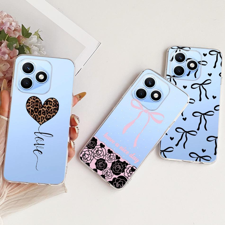 Чехол для телефона Honor X8d 2026, новый, простой стиль, для Honor X8D 4G, прозрачный ТПУ, мягкий силиконовый чехол