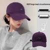 2025 Purple Little Fox Embroidery Baseball Cap – Cute, Casual, Versatile, Face-Slimming for Everyday Wear