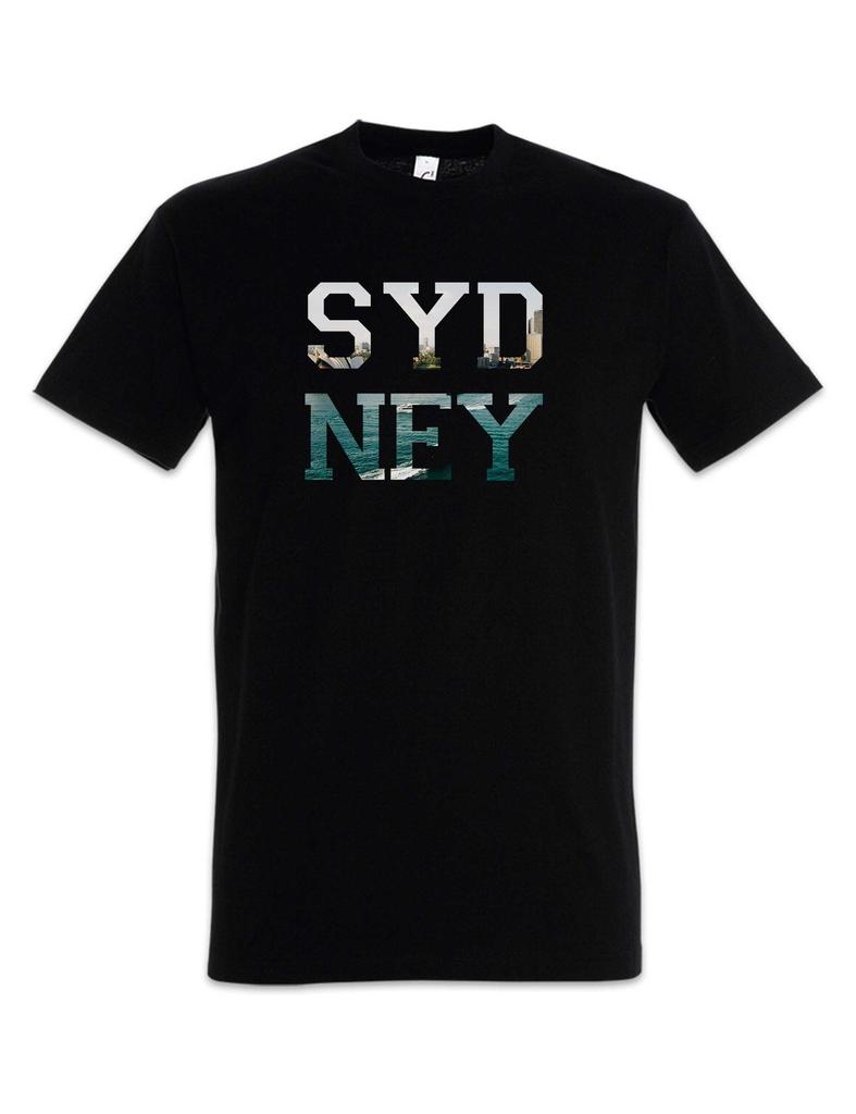 Sydney T-Shirt Mens Womens Tees Top Skyline City Ville Ciudad Australia Australie