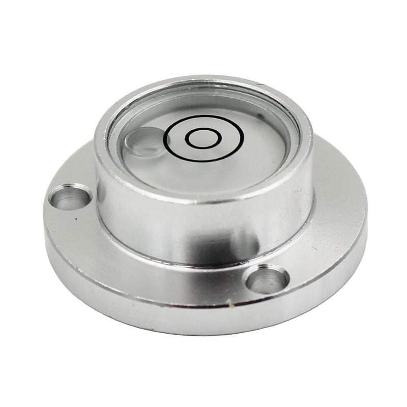 Высокоточный пузырьковый уровень Маленький уровень «бычий глаз» Металлический круглый уровень Мини-переносные горизонтальные бусины