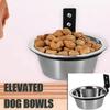 Foldable Hanging Pet Bowl 6/8inch Pet Feeder Container Universal Cat Food Water Bowl  Home