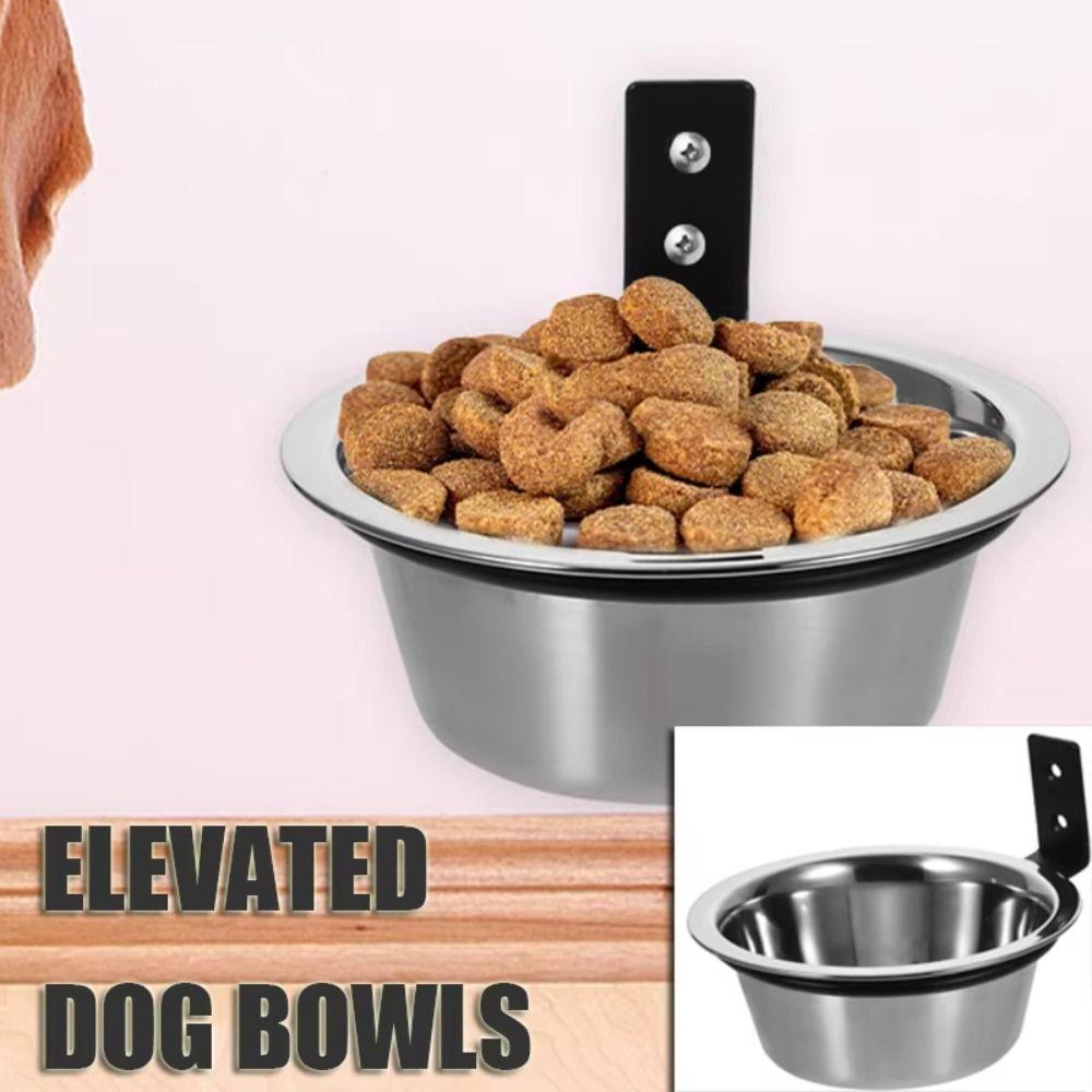 Foldable Hanging Pet Bowl 6/8inch Pet Feeder Container Universal Cat Food Water Bowl Home