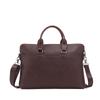 Men's Casual Fashion Crazy Horse Leather Briefcase Retro Business 15.6-inch Laptop Bag Shoulder Bag