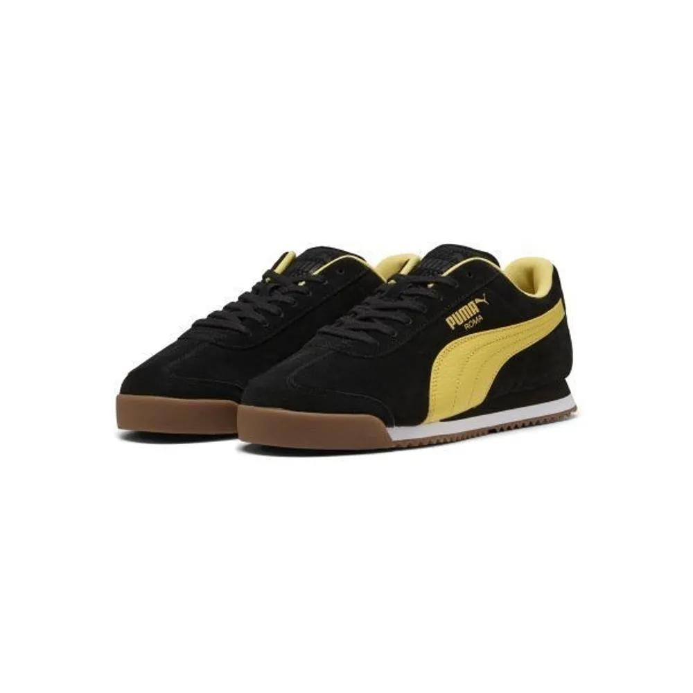 Puma Roma Suede - Black Sunny Yellow 398635-06