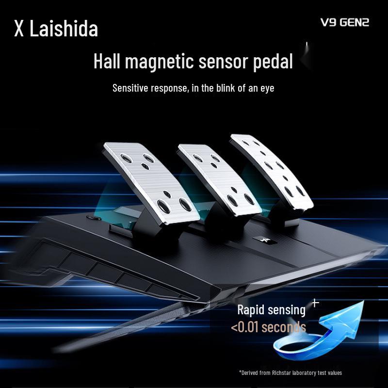 Гоночный руль 7PXN V9 Gen2 для ПК, PS4, Switch