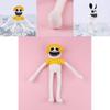Zoonomaly Plush Odd Animal Park Stuffed Zoo Guard Doll Short Plush Cartoon Character Other Pp Cotton Customized White Yellow 48*7*40cm