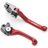 Krace CNC Motocross Motor Cross Dirt Bike Pivot Brake Clutch Lever Set for Honda