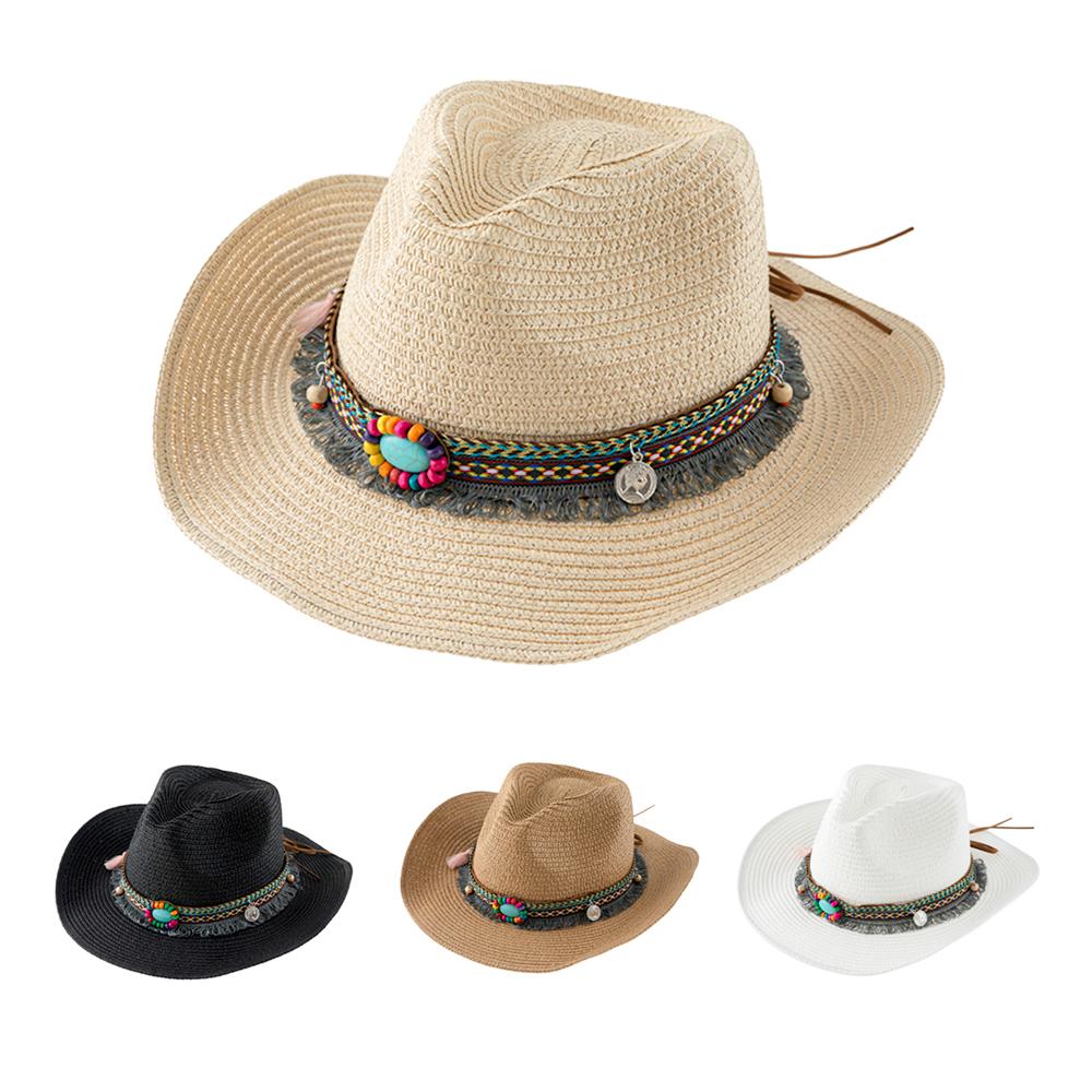 Летние соломенные шляпы для женщин и мужчин, Панама, пляжная шляпа от солнца, украшение с лентой, элегантная роскошная мужская джазовая шляпа