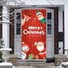 Подвесные рождественские дверные накладки на окна, декоративная композиция, баннеры на двери, рождественские баннеры