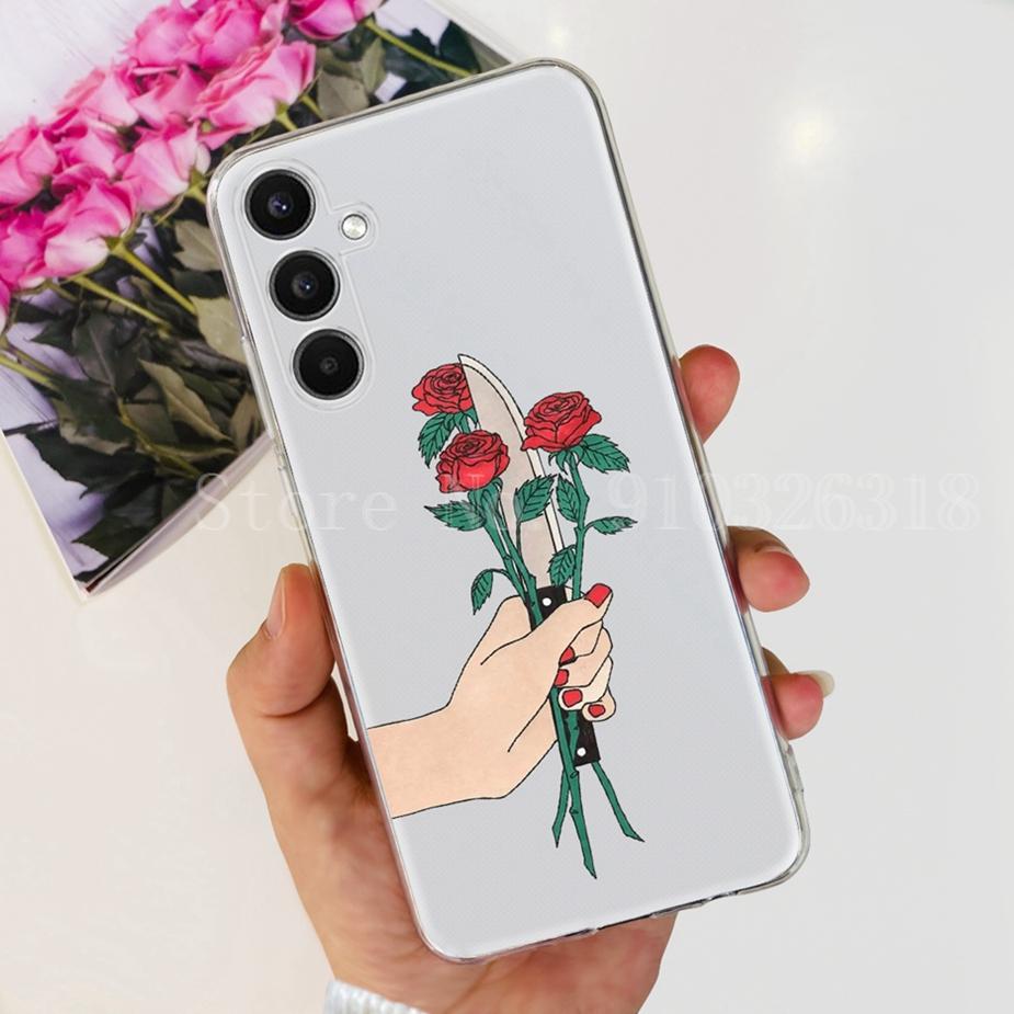 Для Samsung Galaxy A14 A24 A34 A54 Чехол Новая Мода Расписной Чехол Мягкий Силикон ТПУ Чехол для Телефона Для Samsung A54 A 14 24 34 Fundas