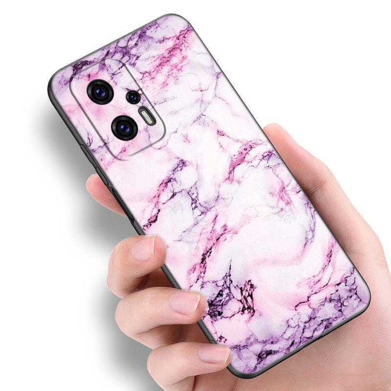 Черный и белый мраморный чехол для телефона Xiaomi POCO F2 F3 M2 M3 M4 X3 X4 Pro NFC F4 GT 5G F1 X2 C3 C31 C40 M5S TPU черный чехол