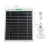 5W 5V Solar Charging Panel for Security Camera Doorbell Type-C Interface High Efficiency