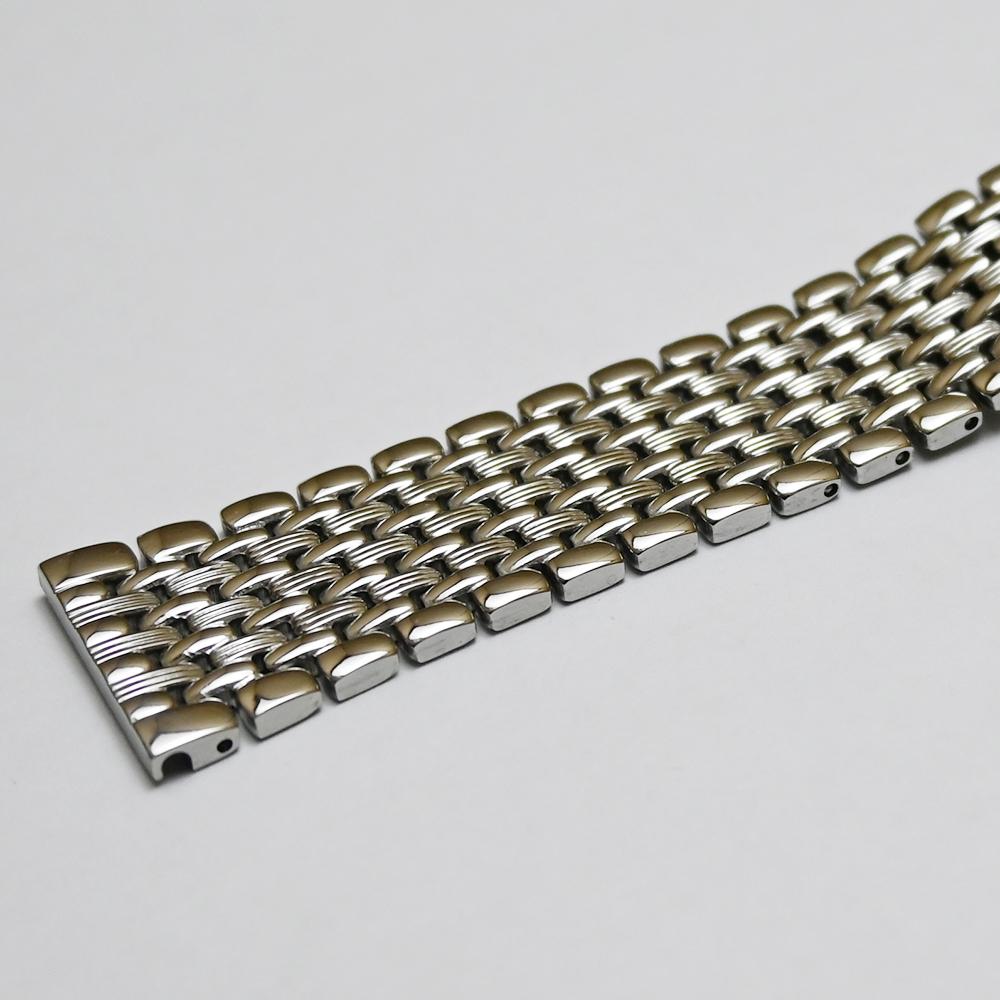 Ремешок для часов из нержавеющей стали 18 мм, 20 мм, 22 мм, серебристый, золотой, полированный, мужской роскошный сменный металлический ремешок для часов, браслет