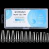 Nail Tips Soft Gel Full Cover Nail Tips Soft Gel Nail Extension Square/Almond/Stiletto/Coffin Shape