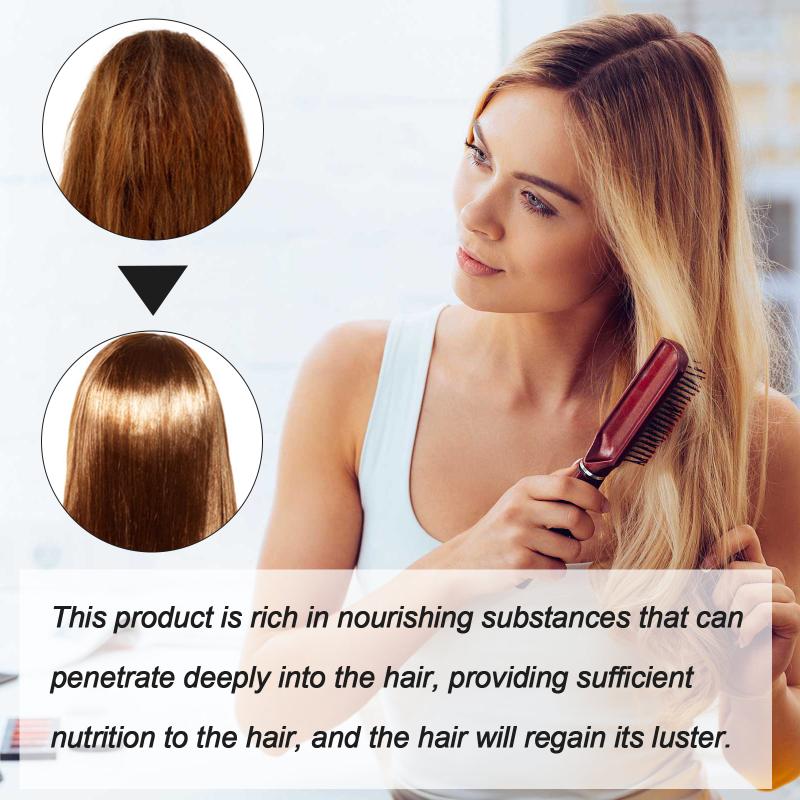 Eelhoe Straight Hair Styling Mousse Long Lasting Styling Reduces Hair Frizz Repair Damaged Hair Treatment Cream 60Ml