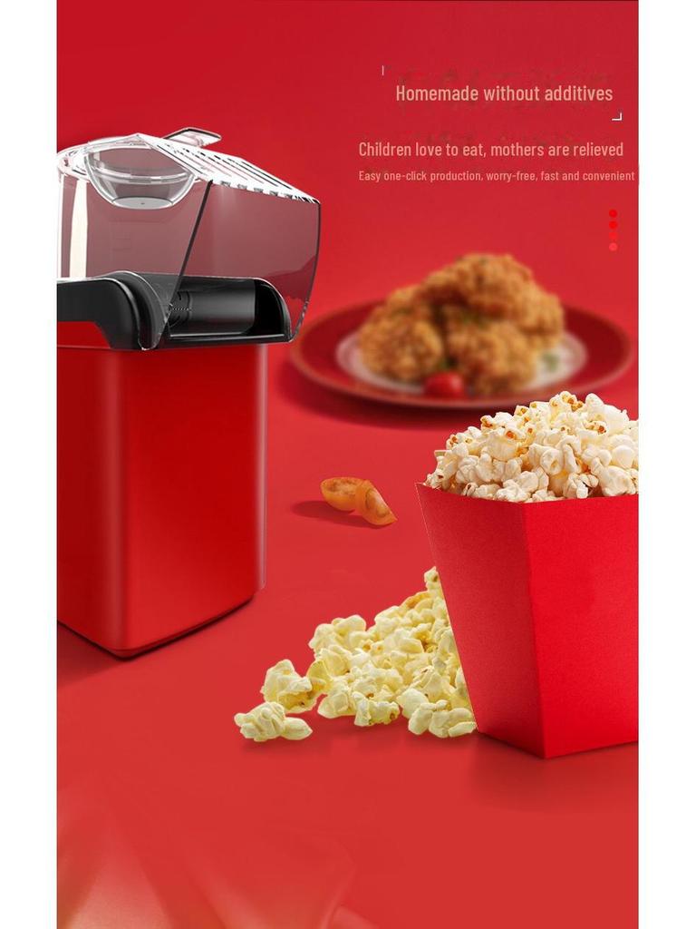 Мини-машина для приготовления попкорна: Автоматический, удобный для детей, для домашнего использования (США 110 В/ЕС 220 В)