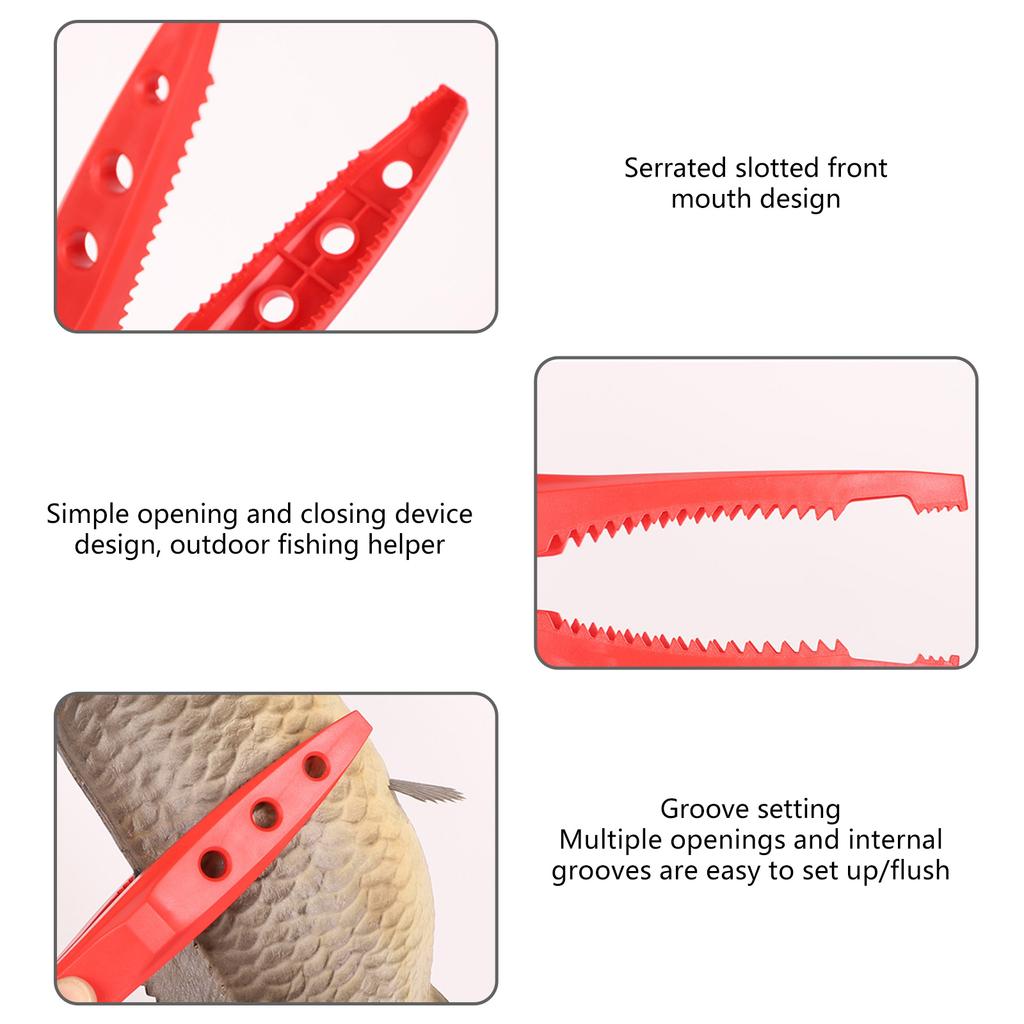 Fishing Fish Clip Gripper Grabber with Lock Switch Fishing Body Grip Clamp Fish Pliers Hand Controller Tackle Tool