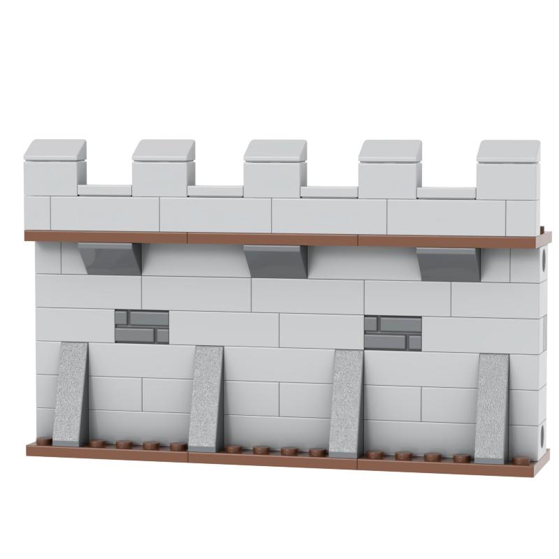 Walls Medieval Middle Age Building Blocks Toy Collection Kids Assembly Classic Brick Souvenir Decoration Horse Shed