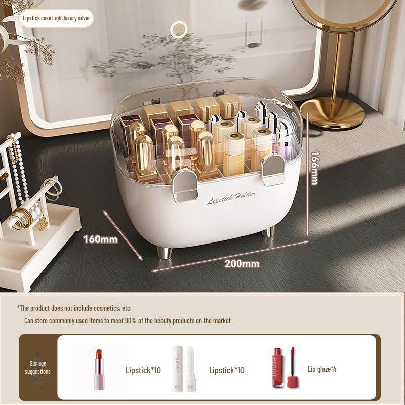 Продвинутый пыленепроницаемый бокс для хранения помад в стиле инс с крышкой