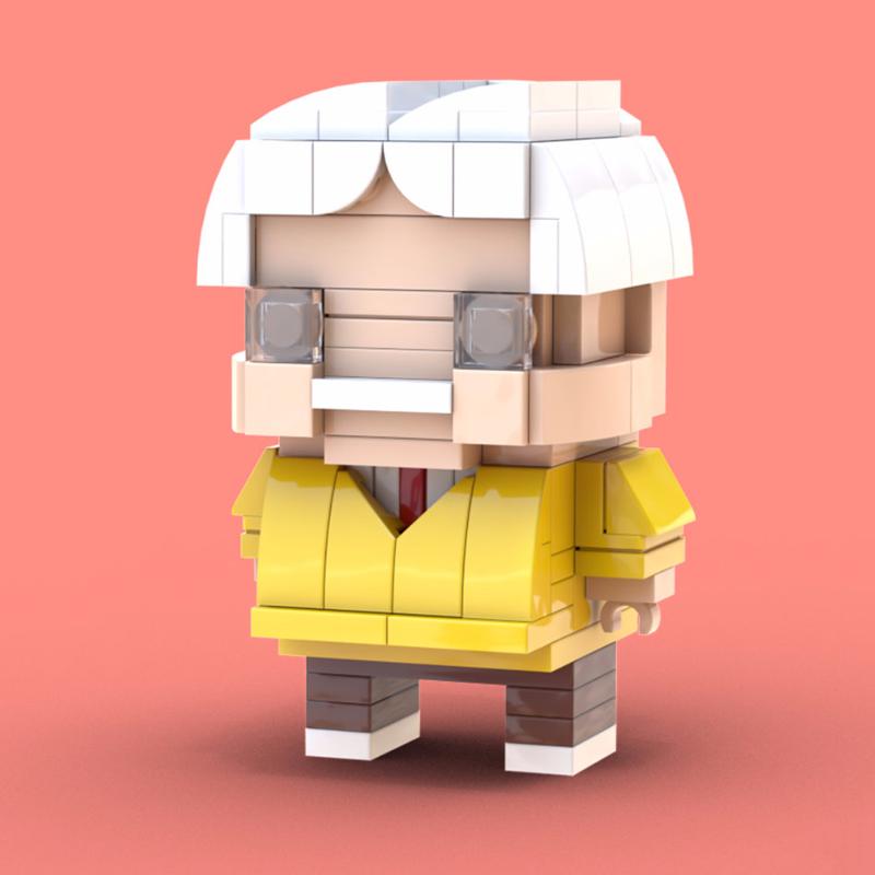 Idea Building Block Сборка Игрушечный набор квадратная голова Мальчик Японский мастер баскетбола