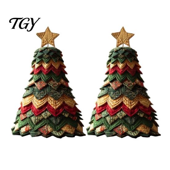 Crafting Materials for Kids DIY Christmas Tree Craft Kit, Handmade Art Crafts And Easy Sewing Kit Beginners Adults, Interactive Fabric Set Holiday