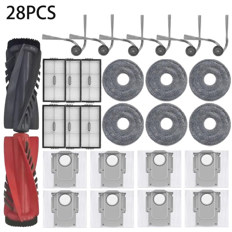 Совместимо для Roborock Saros 10R / G20S Ultra Аксессуары Щетка Hepa Фильтр Салфетка для швабры Пылесборник Запасные части