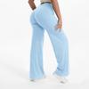 NCLAGEN SoftMotion Straight Leg Bottoms Women's Mid-Waist Yoga Pants GYM Leggings Naked Feel Pilates Running Sports Trousers