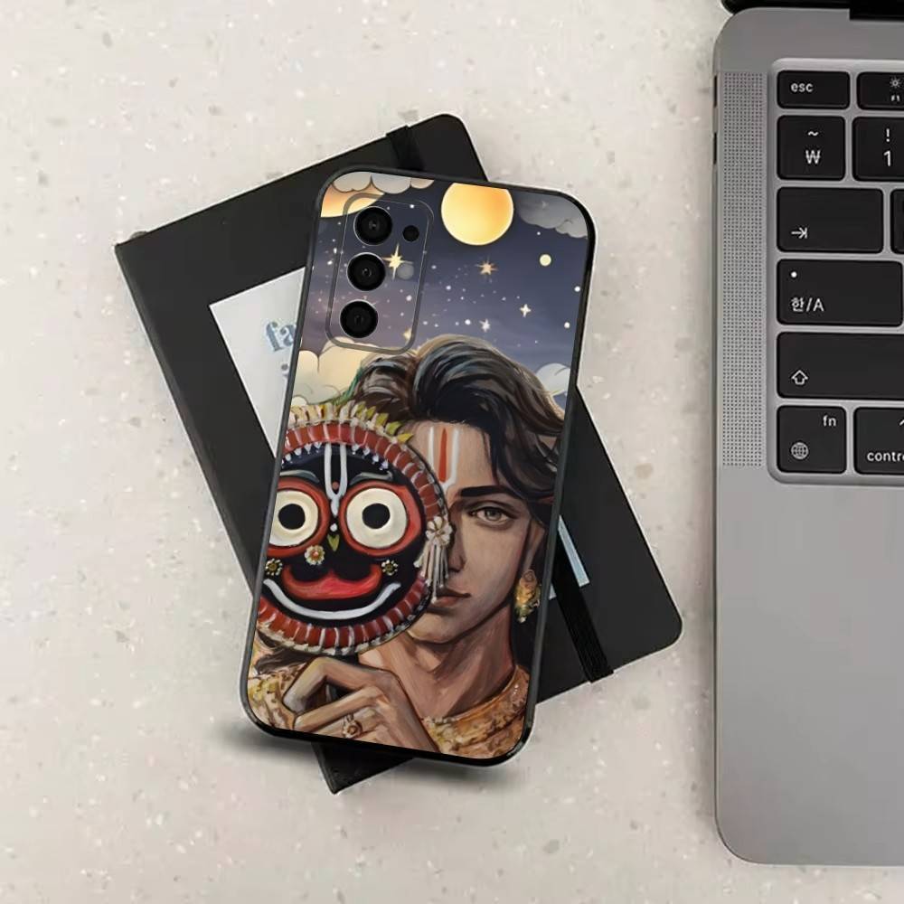 God Indian Lord Krishna Phone Case For Samsung Galaxy A73,31,8,9,53,32,72,41,J7,52,71,22,Note Soft Black Silicone Cover