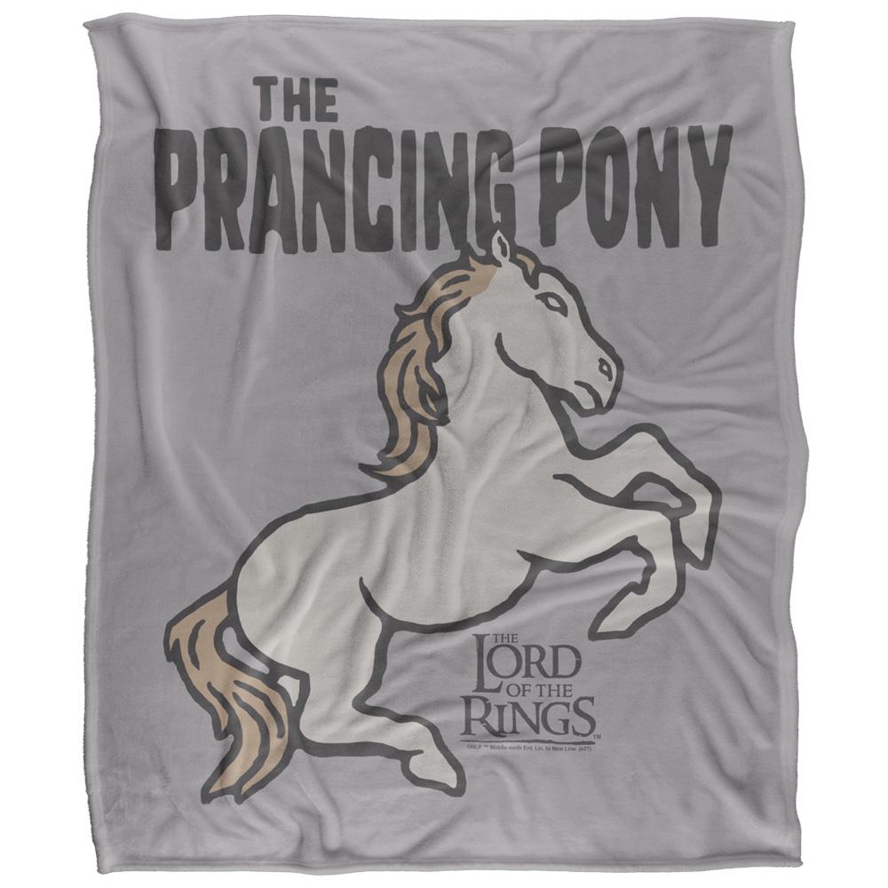 Lord Of The Rings Prancing Pony Blanket