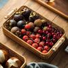 Поднос для фруктов и закусок из искусственного ротанга