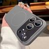 Большое прозрачное силиконовое покрытие Magsafe для чехла iPhone 17 16 15 Pro Max, ударопрочное, защитное, с магнитной поддержкой беспроводной зарядки