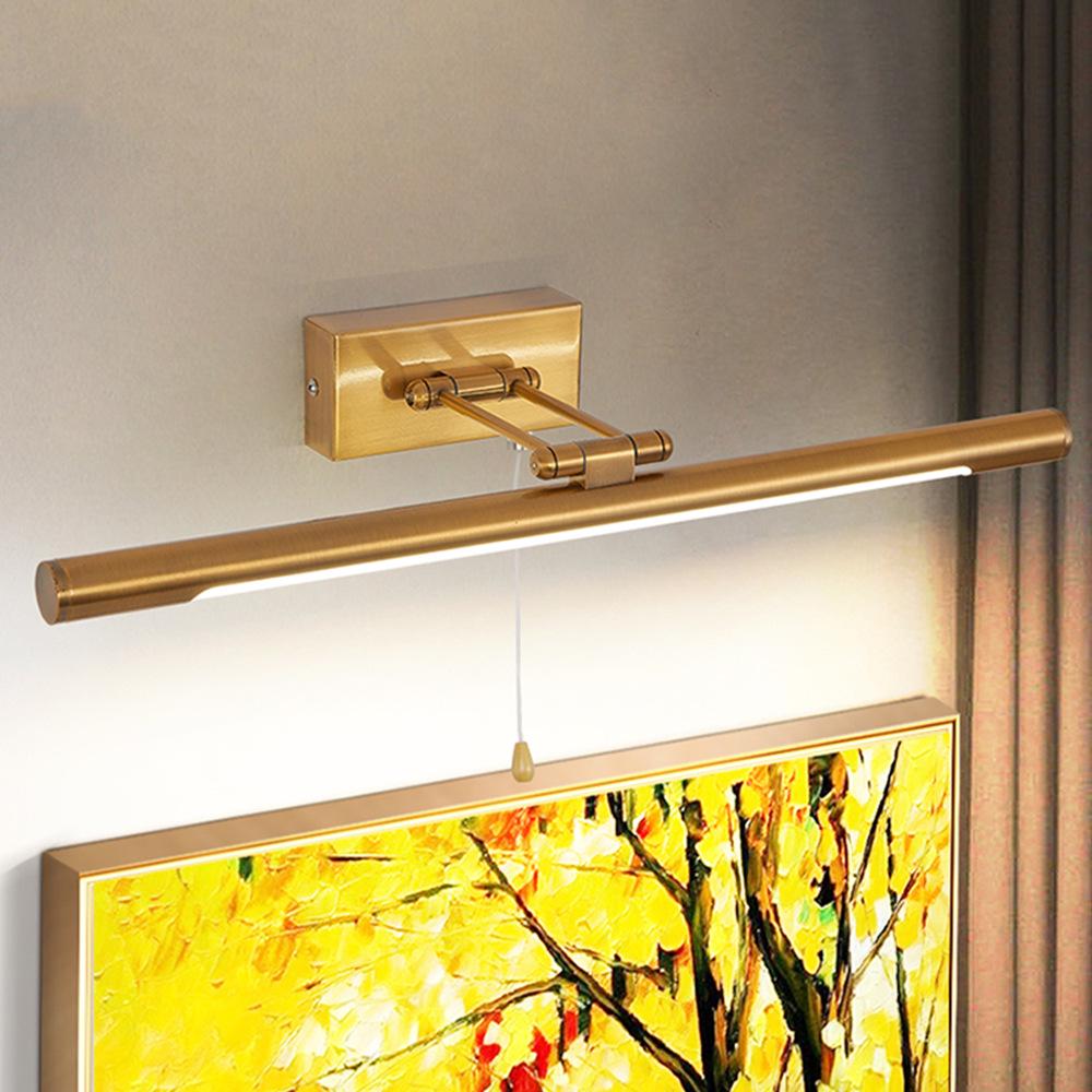 LED Waterproof Vanity Mirror Light with Adjustable Head for Bathroom and Makeup.