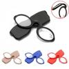 Silicone Pince Nez With  Case Nose Resting Small Armless