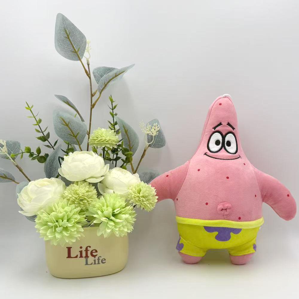 Аниме Плюшевая Кукла Губка Боб Peluches Кукла Квадратные Штаны Патрик Звезда Сквидвард Юджин Крабс Гэри Каваи Мультяшная Набивная Плюшевая Игрушка