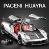 1/32 Pagani Huayra BC Alloy Sports Model Diecast Metal Racing Car Vehicles Model Simulation Sound Light Collection Kids Toy Gift