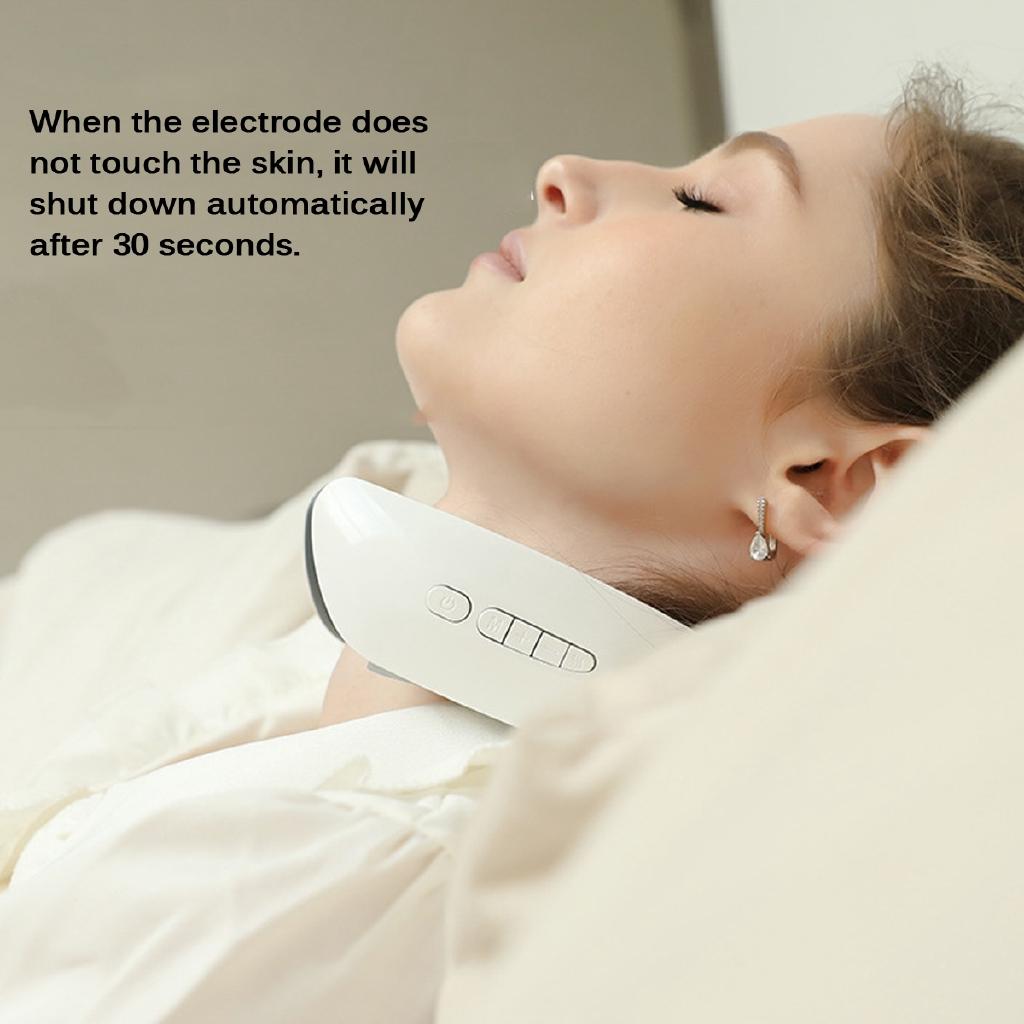 Электрический массажер для шеи 5 В и импульсный массажер для спины, 9 режимов управления мощностью, дальний инфракрасный нагрев, инструмент для облегчения боли, машина для релаксации, уход за здоровьем