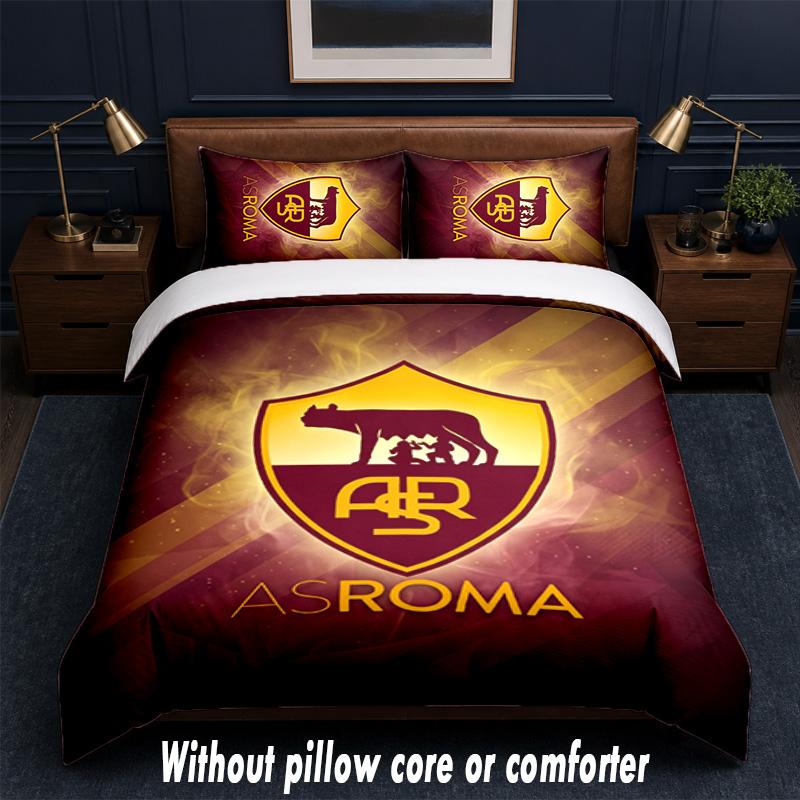 AS Roma Design Bed Bedding Set 1 Duvet Cover + 2 Pillowcases Soft Breathable Household Bed Linens