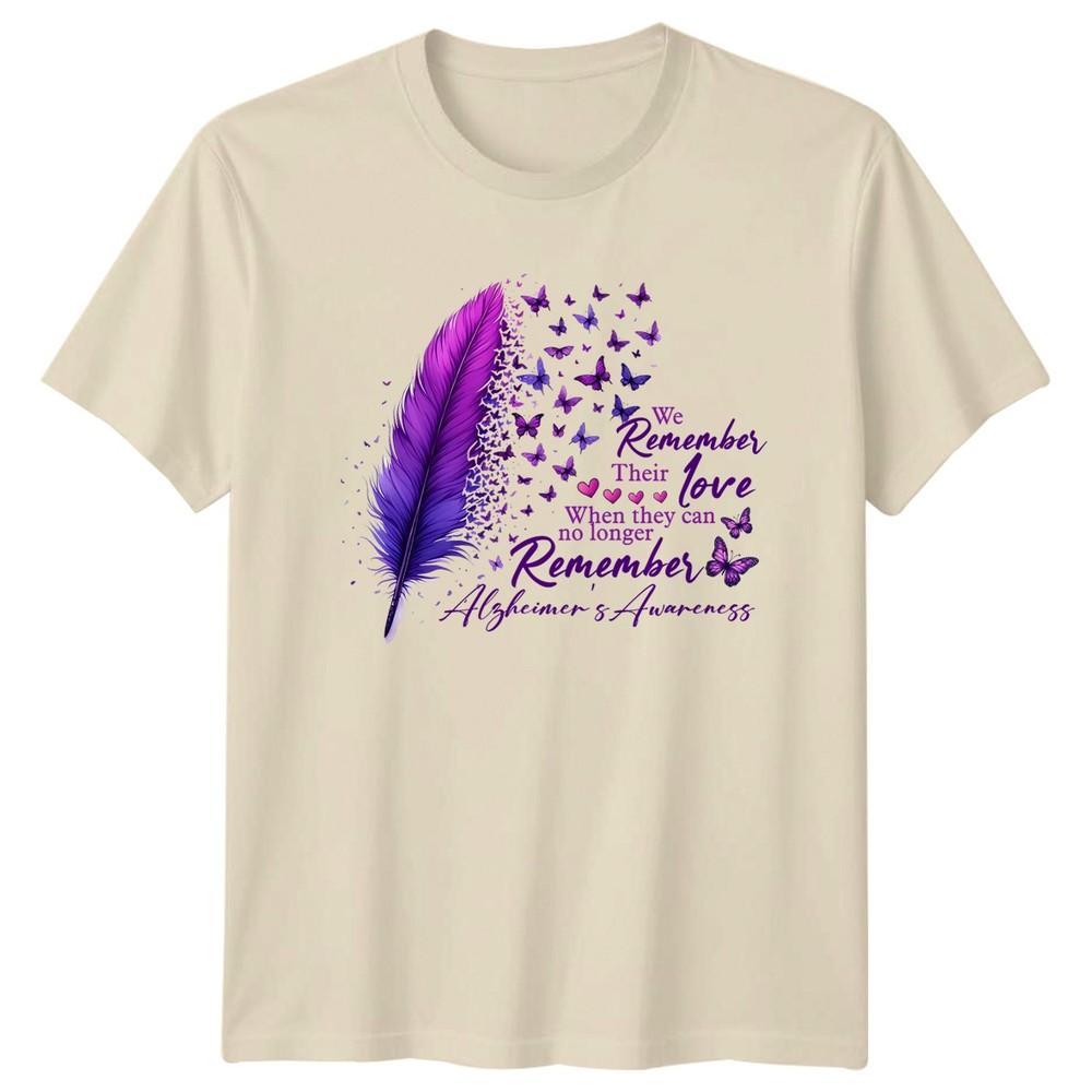 We Remember Their Love When Unisexs TShirt Alzheimers Gift For Her