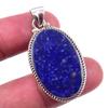Натуральный лазурит, драгоценный камень 925 пробы, подарочный кулон из стерлингового серебра 1,75 дюйма o5a45